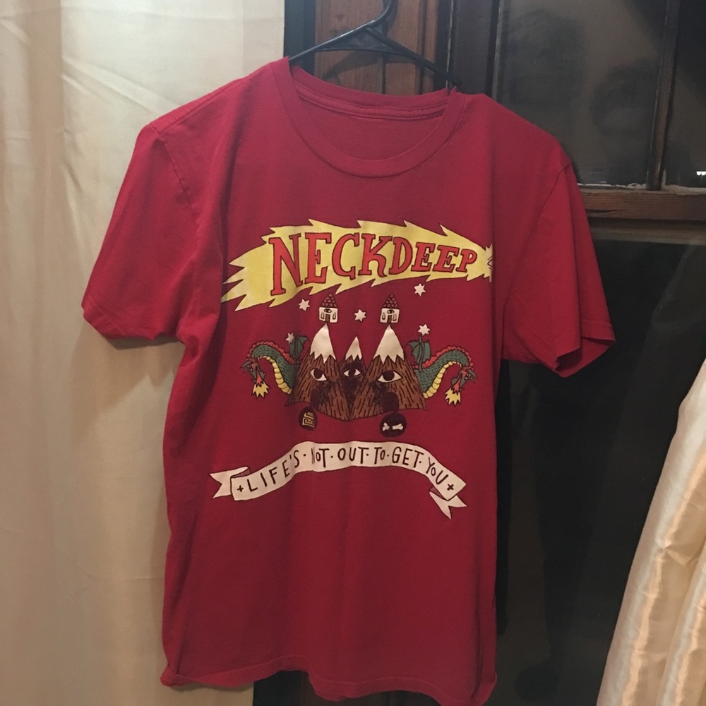Red neck deep tee shirt